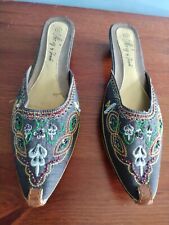 Jewelled Wedding Shoe Jutti Mojari Khussa, small heel, EU size 38