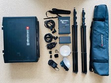 Elinchrom Ranger Quadra AS Flash Kit (2 Head A/2 Batteries/2 Stands) Skyport 