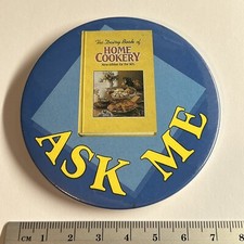 Collectible pin badge Milkman Dairy Interest Ask Me Home Cookery