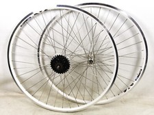 PAIR 700c WHEELS DUAL WALL