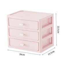 Desktop Cosmetic Storage Box Makeup Drawers Organizer Box Jewelry Container Case
