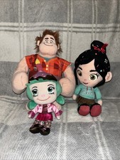 Disneys Wreck It Ralph Plush Bundle Including Candle Head Plush Soft Toy