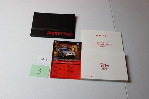 2004 pontiac vibe owner - 2004, owner's