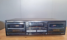 Pioneer CT-W205R Double Cassette Deck Hi-Fi Stereo Tape Player Black Good Cond