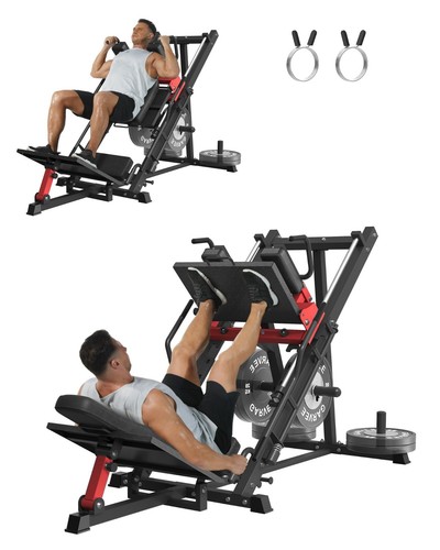 Hack squat leg press - 2-in-1,