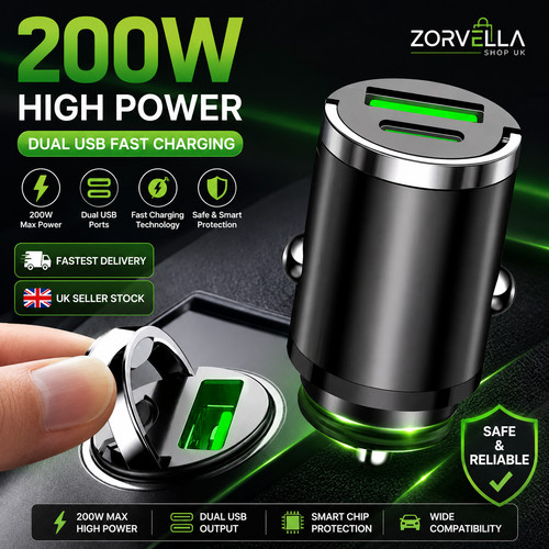 Fast car charger usb - car, 2