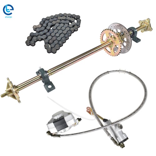 Rear live axle kit w - axle, 44"