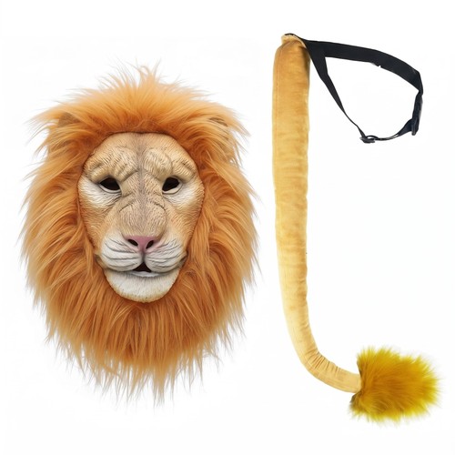 Lion headpiece furry mane - lion,