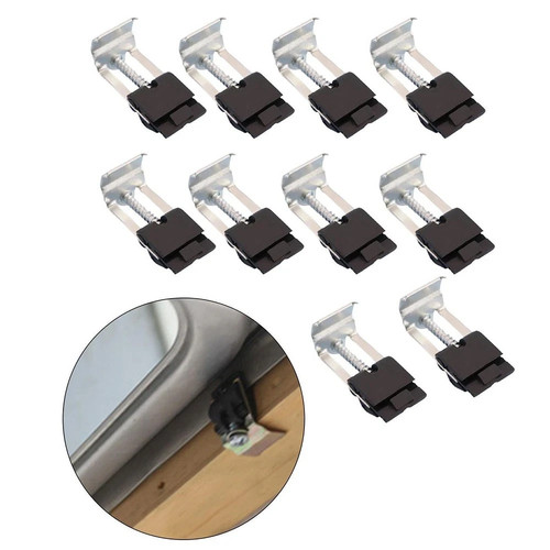 10x undermount sink - 10x, clips