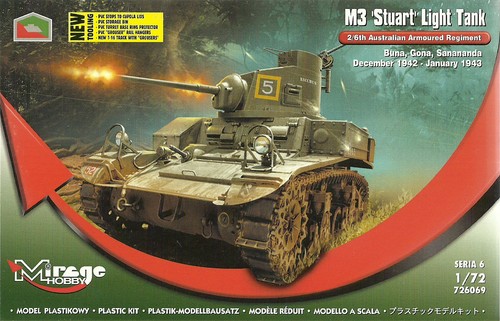 Mirage m3 stuart - 1/72,
