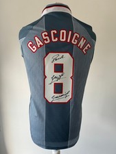 Signed PAUL GASCOIGNE Retro