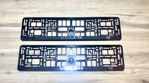 Volvo chrome car number - 2x,