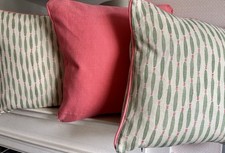 Romo Linara Watermelon Piped Cushion Cover 18”