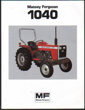 Massey Ferguson "1040" Compact Tractor Brochure Leaflet