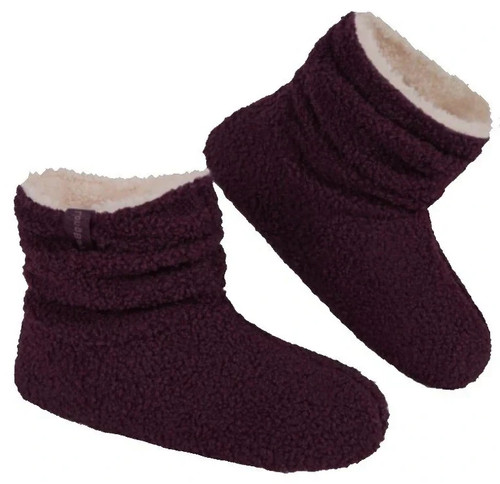 Bnip slipper boots burgundy - slipper, in