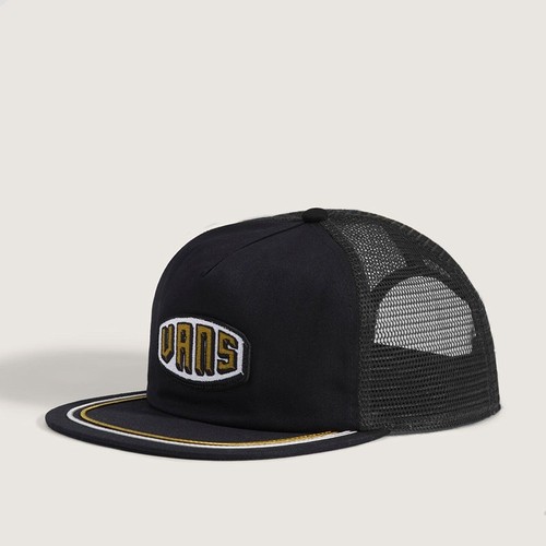 Vans trucker hat black mesh - trucker,