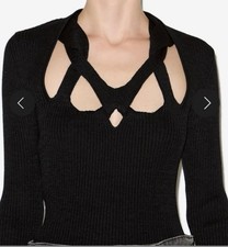 Isabel MARANT Jumper Size 42 14 16 Black Wool Blend