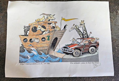 Simon drew signed numbered - simon,
