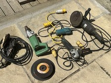 Bulk Lot Of Tool * Industrial Site Plug * Grinder * Drill * Heavy Duty