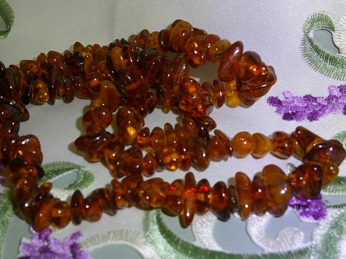 Vintage baltic amber - vintage, 31"