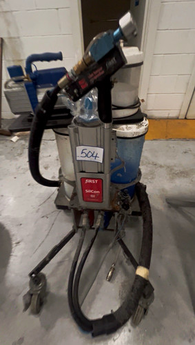 Silicone spray machine