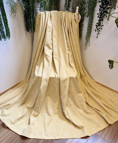 Vintage brocade soft yellow - soft,