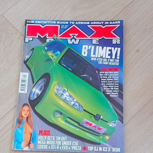 Max power car magazine issue - car,