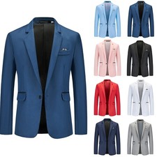 Mens Formal Business Blazer