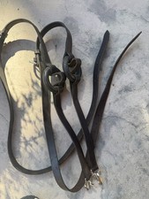 Leather Side Reins with Rubber