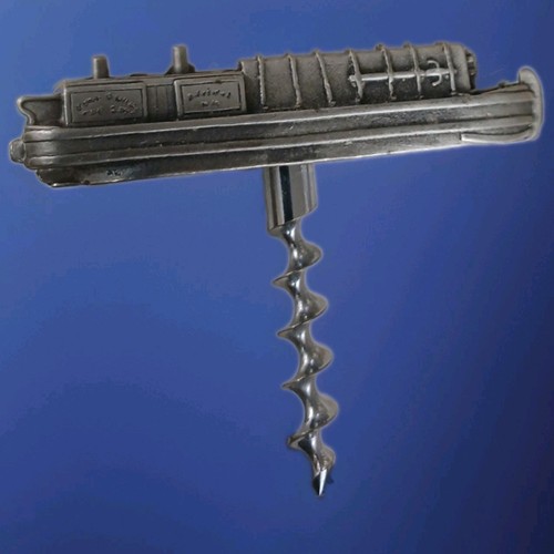 Ship metal wine corkscrew - ship,