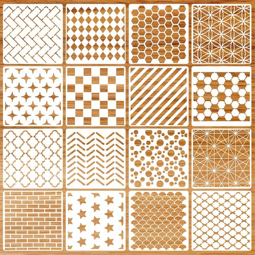Xindojuz 16pcs geometric - xindojuz,