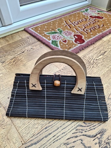 Vintage bamboo slat brown - vintage,