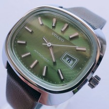 Volvo Vintage Classic Driver Pilot Sport Racing Car Accessory Mechanical Watch