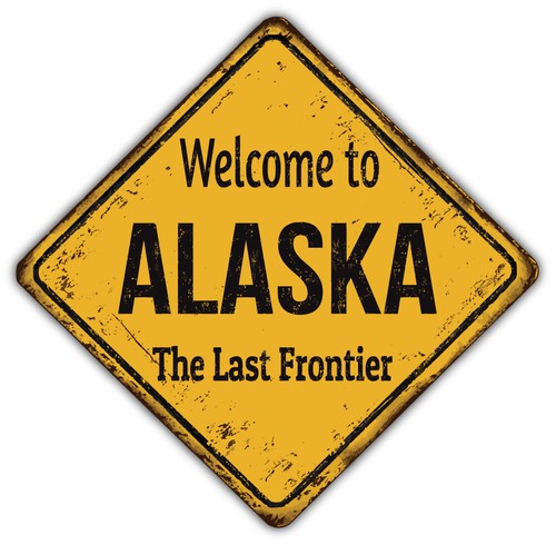 Alaska usa state grunge - alaska,