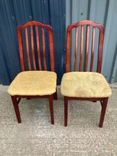 Vintage Brown Stick High Back