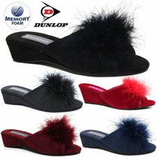 Women Ladies Dunlop Slippers