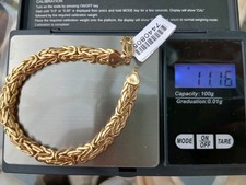 9ct Yellow Gold Byzantine