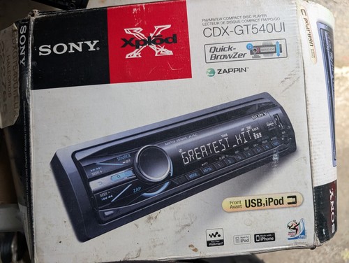 Sony xplod cdx - cdx-gt540ui, car