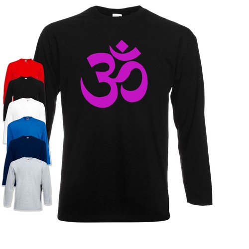 Purple ohm long sleeve - long, t-shirt