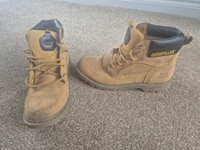 MENS CAT BOOTS TAN SIZE UK 9