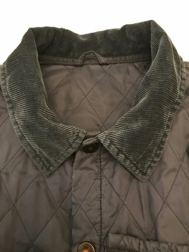 Barbour jacket mens large blue - large,