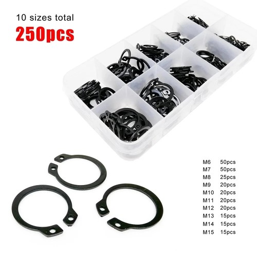 250pc mixed external circlip - external,