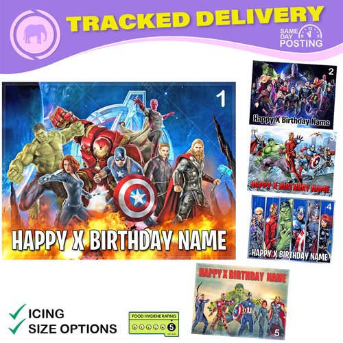 Marvel avengers cake topper - avengers,