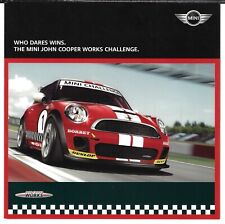 Mini John Cooper Works Challenge Race Car 2008-2009 UK & Export Markets Brochure