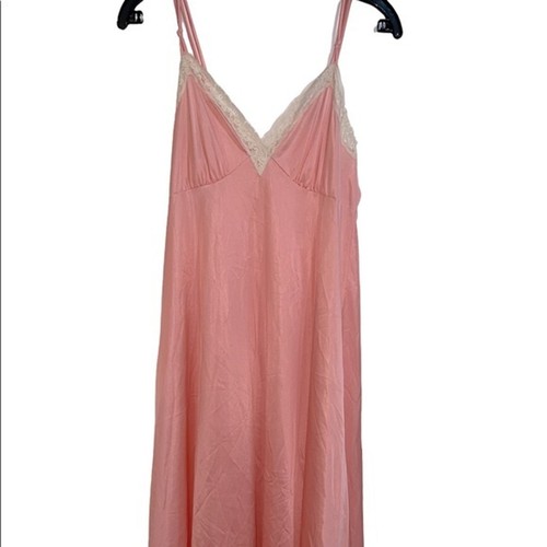 Vintage peach silky maxi