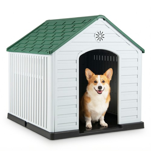 Large plastic dog house - plastic,
