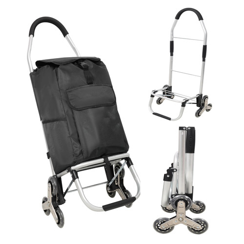 Shopping stair trolley with - shopping,