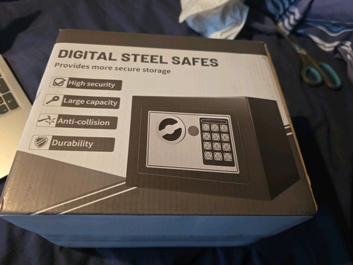 Digital steel safe - steel,