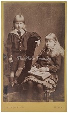 CDV CHILDREN SIBLINGS WITH