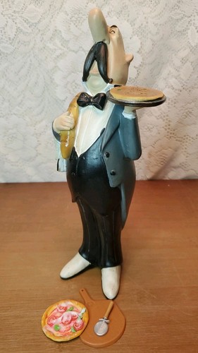 Vtg waiter butler statue - butler,